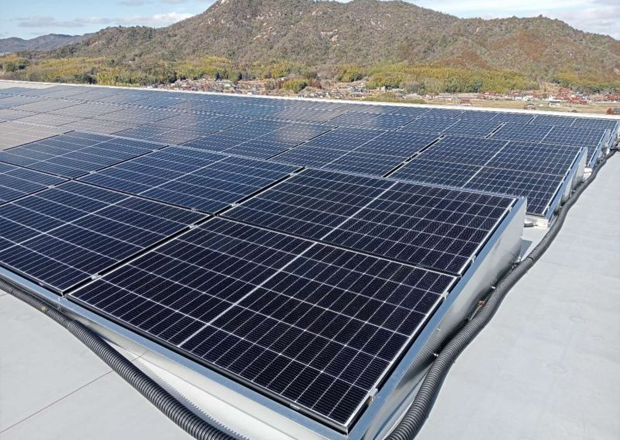 123.84KW 三角平屋根ソーラー架台システム