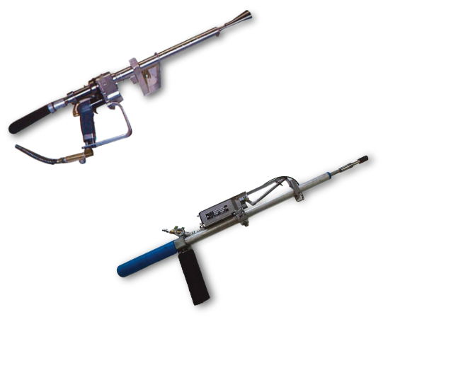 人力方式（ハンドガン直射式・回転式）